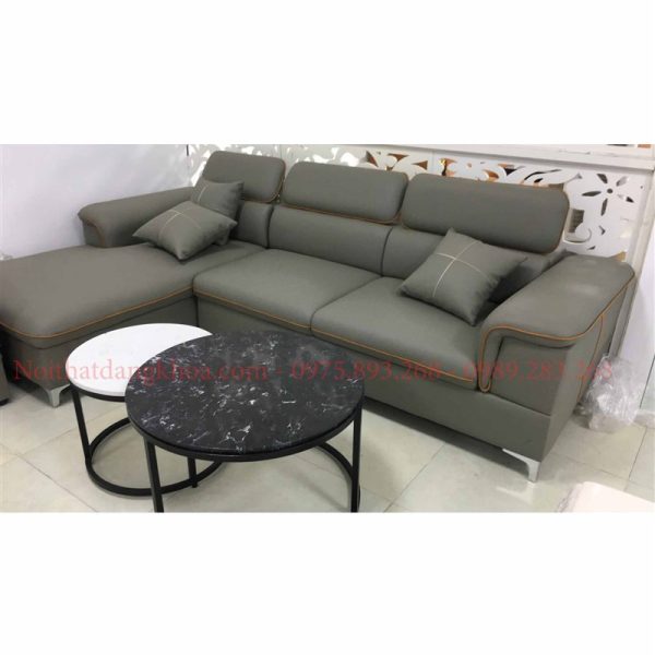 Sofa góc da chữ L – SFDK34 giá rẻ nhất Hà Nội