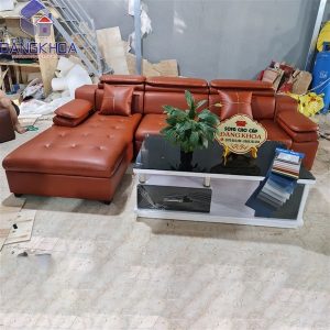 Xưởng sản xuất sofa da chữ L – SFDK51